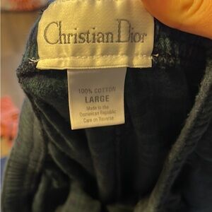 Dior Men's Dark Green Pants